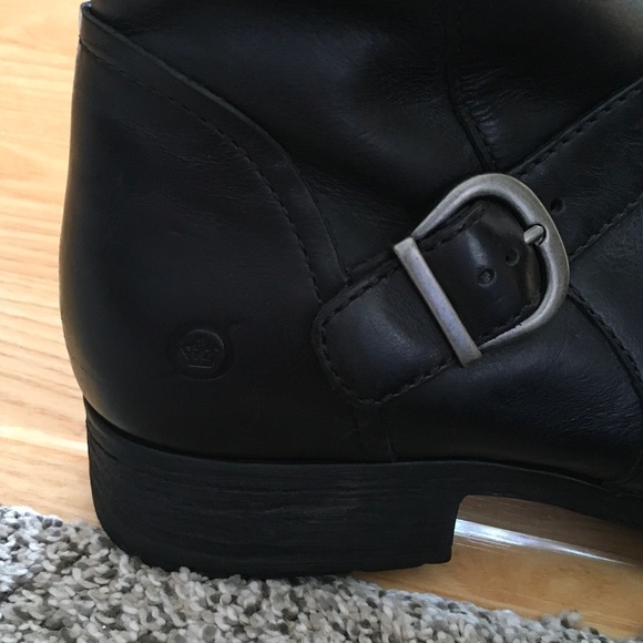 Born Black Triple Buckle Leather Boots - Picture 2 of 8